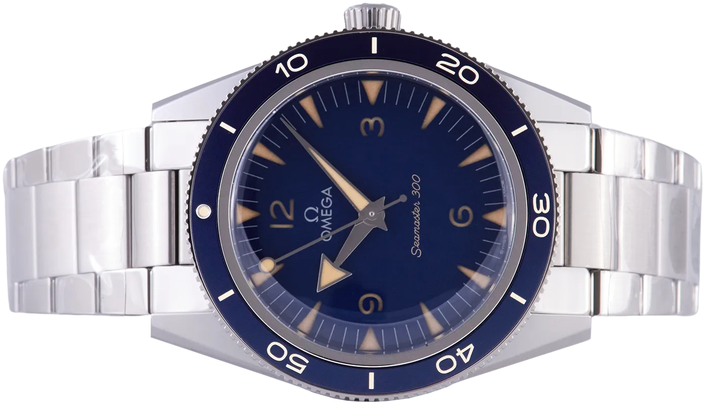 Omega Seamaster 300 Co-Axial Master Chronometer Blue BNIB 2022 234.30.41.21.03.001
